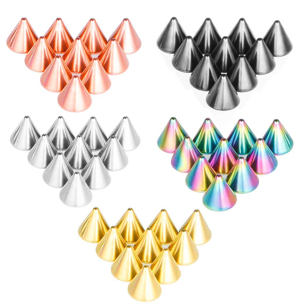 Body Jewelry Replacement Ball - 10Pcs สแตนเลสสตีลอะไหล่อุปกรณ์เสริม DIY หู Lip เล็บคิ้วเล็บ