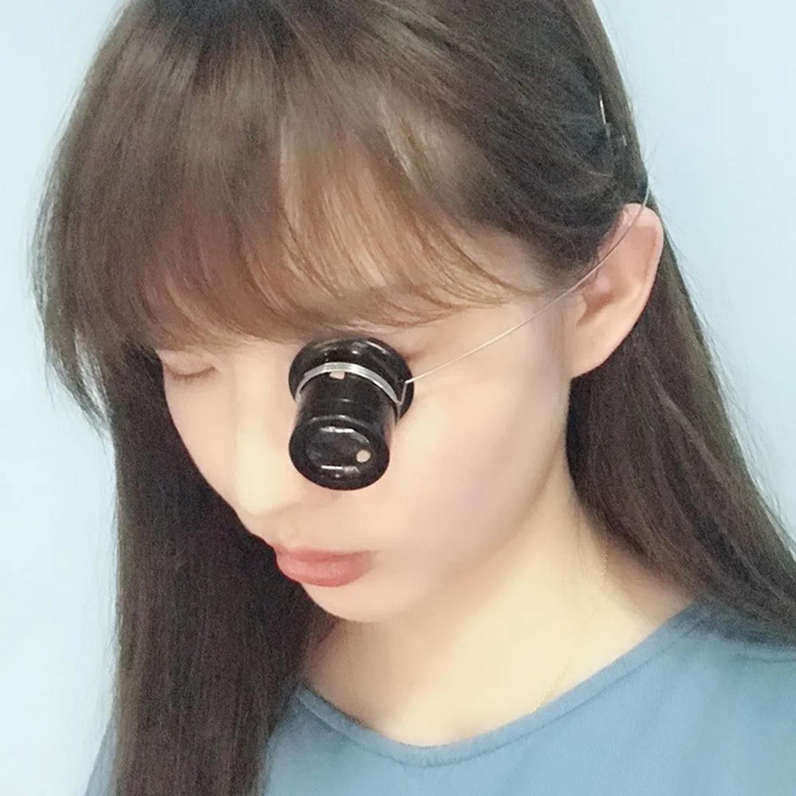 Body Jewelry Repair - แว่นขยายสำหรับช่างซ่อมนาฬิกา น้ำหนักเบา เหมาะสำหรับงานซ่อมเครื่องประดับ งานทดลอง และการตรวจสอบของโบราณ ภาพวาด