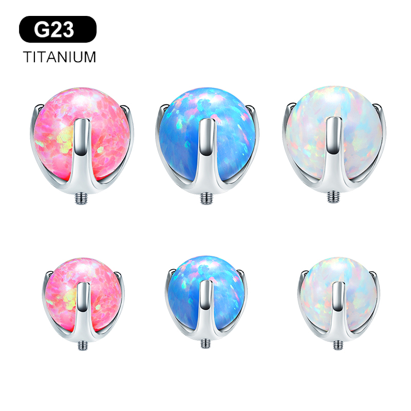 G23ไทเทเนียม Piercing Stud เปล - Body Jewelry Replacement Ball บทวิจารณ์และราคา