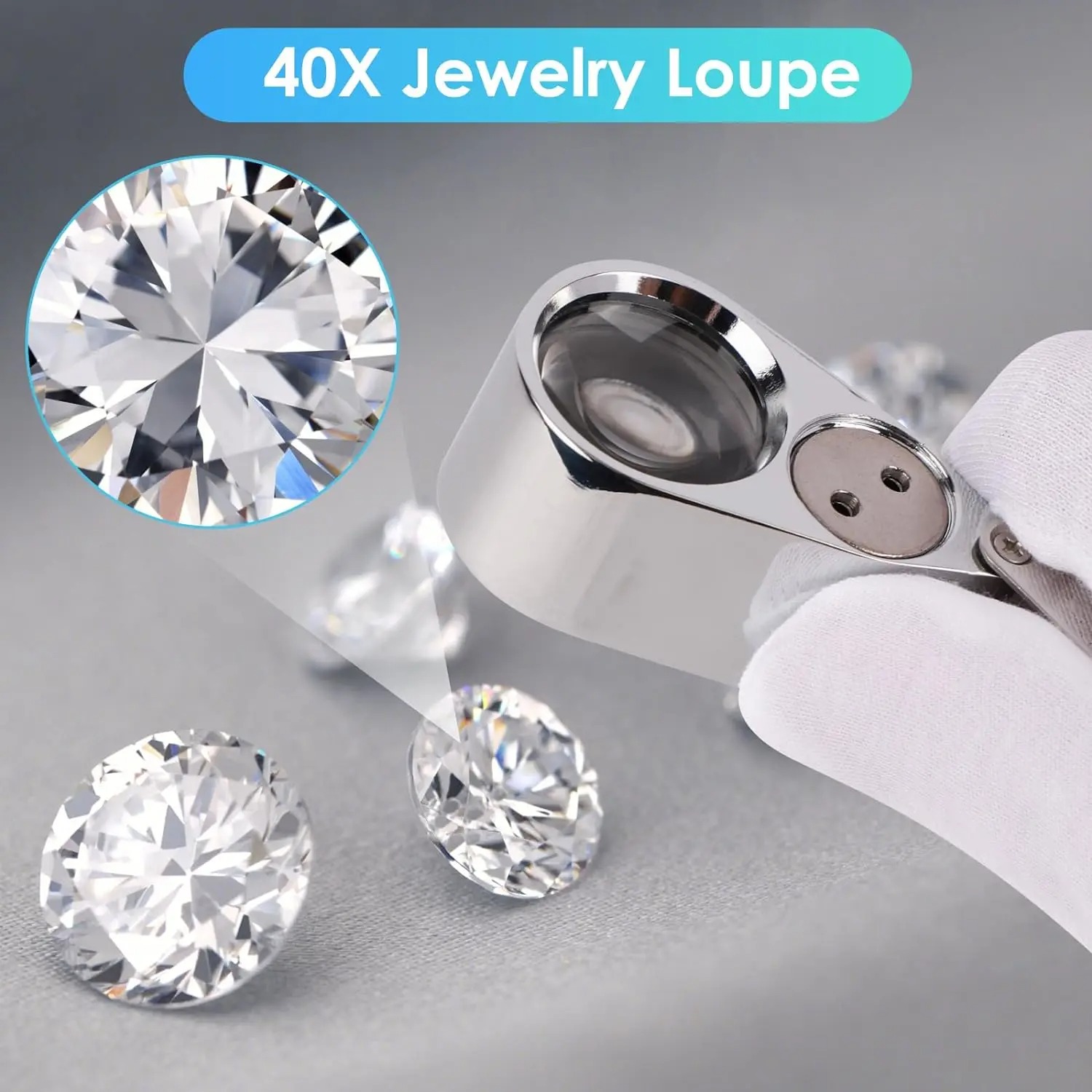 แว่นขยายสำหรับช่างอัญมณี 40X พ - Body Jewelry Repair บทวิจารณ์และราคา
