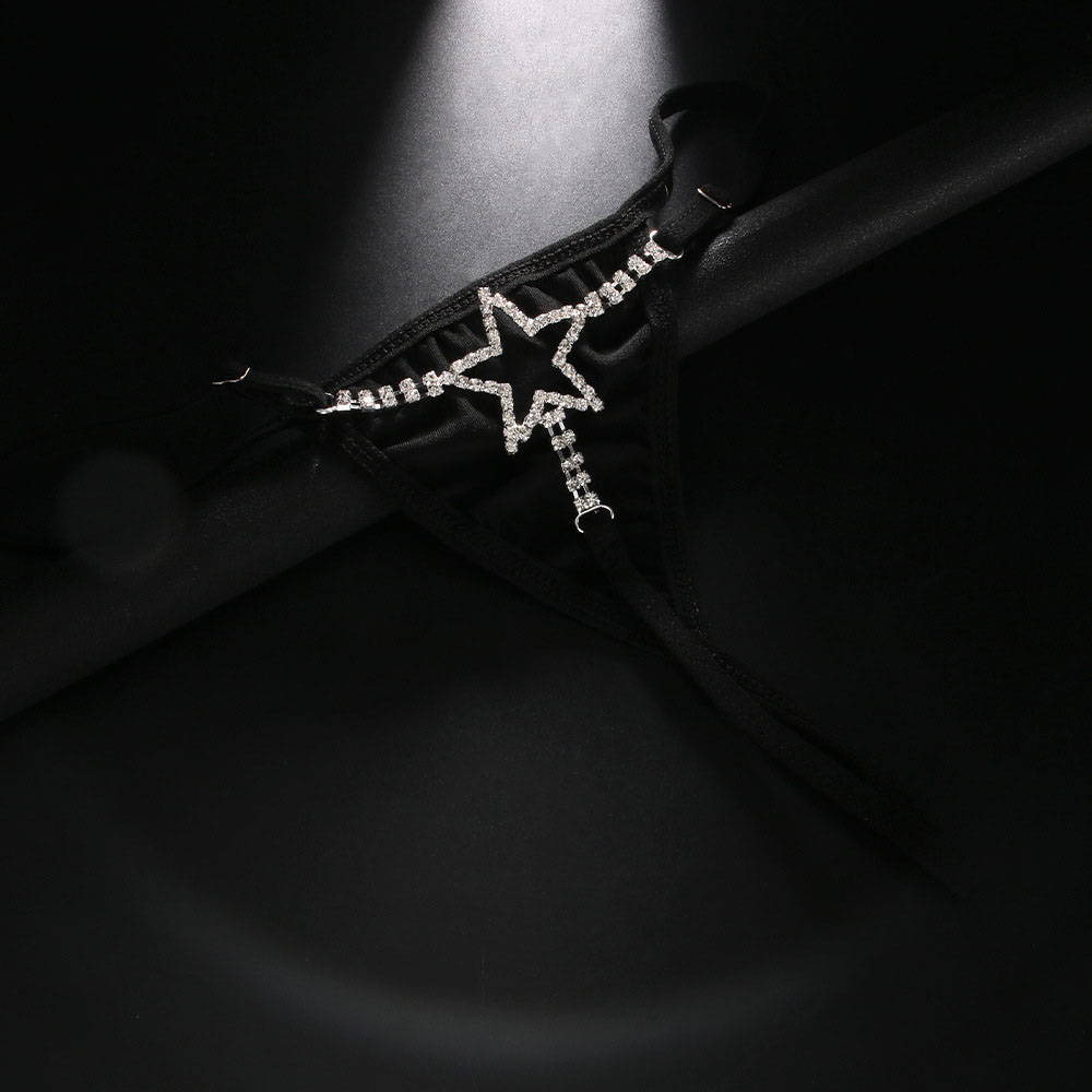 กางเกงชั้นในสายคาดเอวลายดาวคริ - Body Jewelry For You บทวิจารณ์และราคา