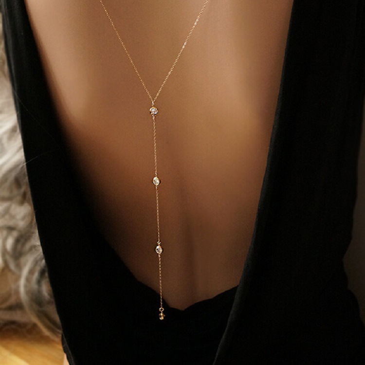 สร้อยคอประดับเพชรเทียมแบบเซ็กซ - Body Jewelry Necklace บทวิจารณ์และราคา