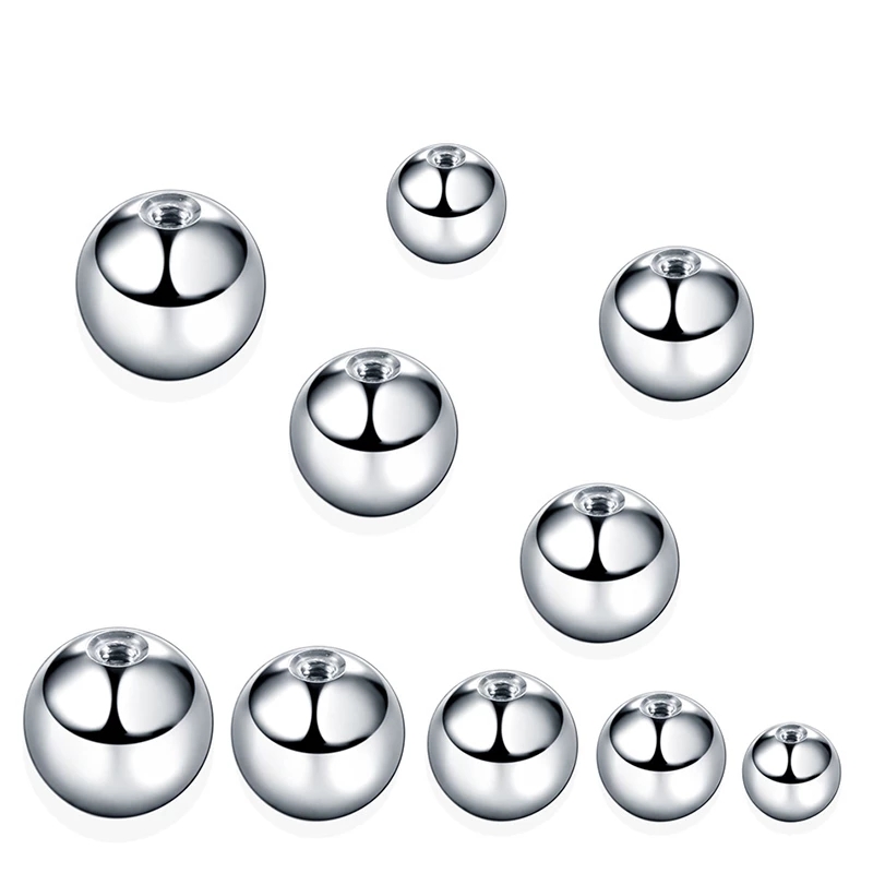 80Pcs 3-5มม.316L ผ่าตัดเหล็กเก - Body Jewelry Replacement Ball บทวิจารณ์และราคา