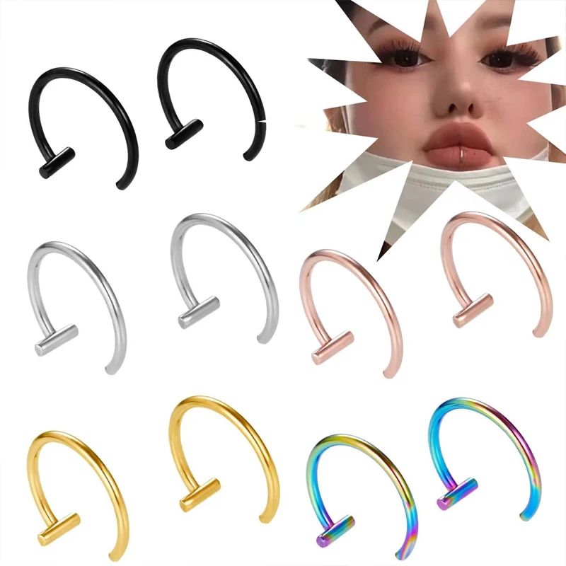 5 ชิ้น ต่างหูเจาะกระดูกอ่อน/ทร - Body Jewelry Surgical Steel บทวิจารณ์และราคา