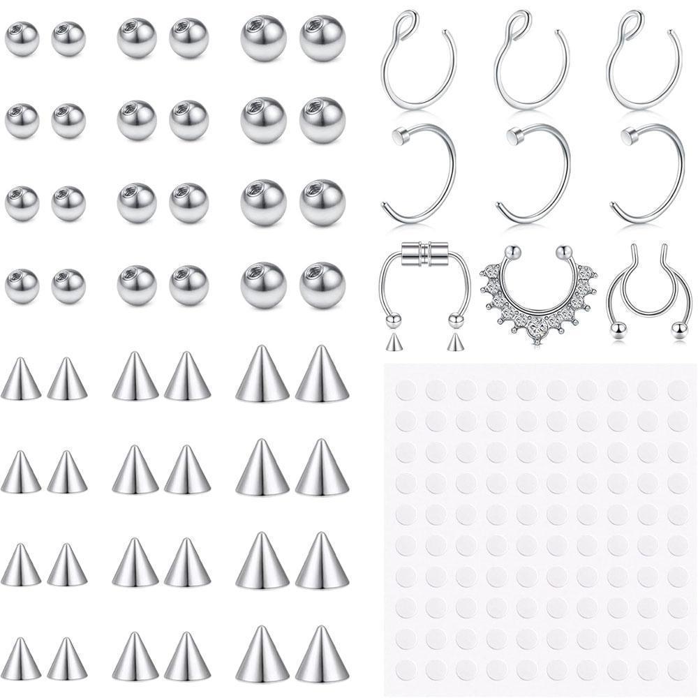 ชุดอุปกรณ์ตกแต่งคิ้วปลอม 1-157 - Body Jewelry Replacement Ball บทวิจารณ์และราคา