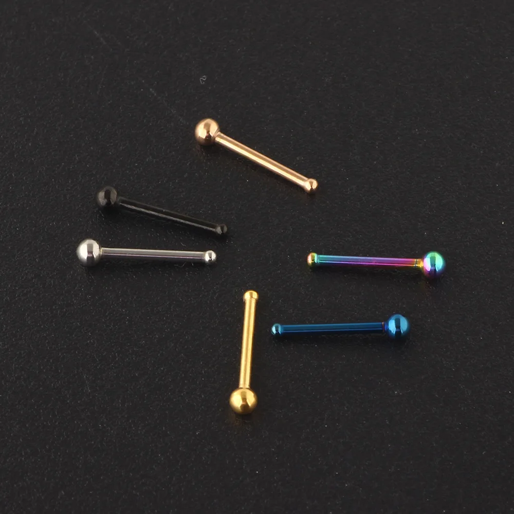 6 ชิ้น 20G สกรูเกลียวสำหรับเจา - Body Jewelry Surgical Steel บทวิจารณ์และราคา