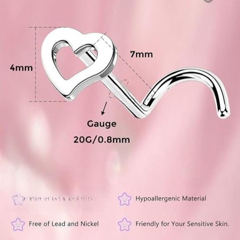 5 ชิ้น 20G สเตนเลสเกรดศัลยกรรม - Body Jewelry Surgical Steel บทวิจารณ์และราคา