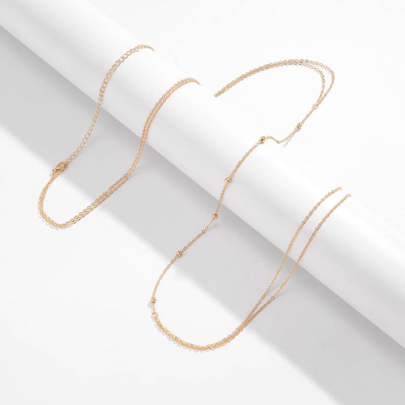 สร้อยคอแบบไขว้หน้าอก สร้อยประด - Body Jewelry Necklace บทวิจารณ์และราคา